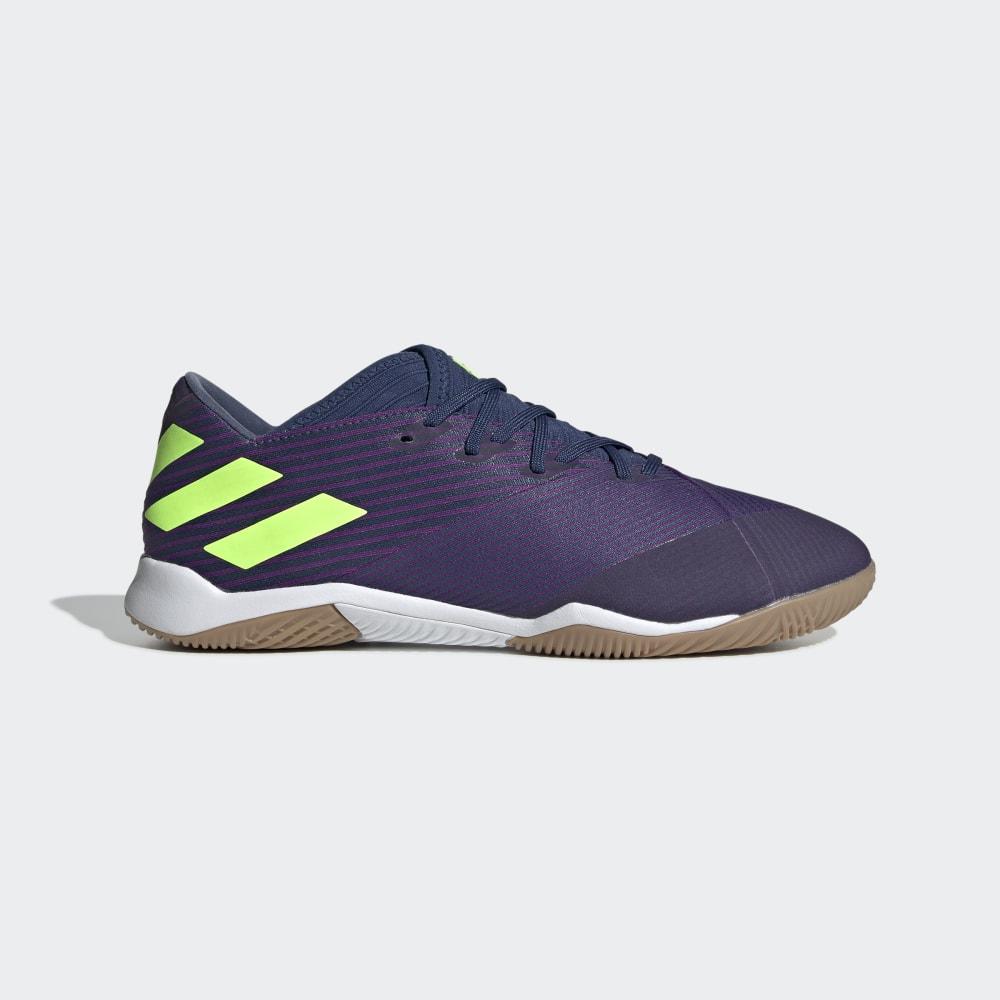 Adidas Men's Nemeziz Messi 19.3 Indoor Football Shoes Indigo/Green/Purple Ireland EF1812